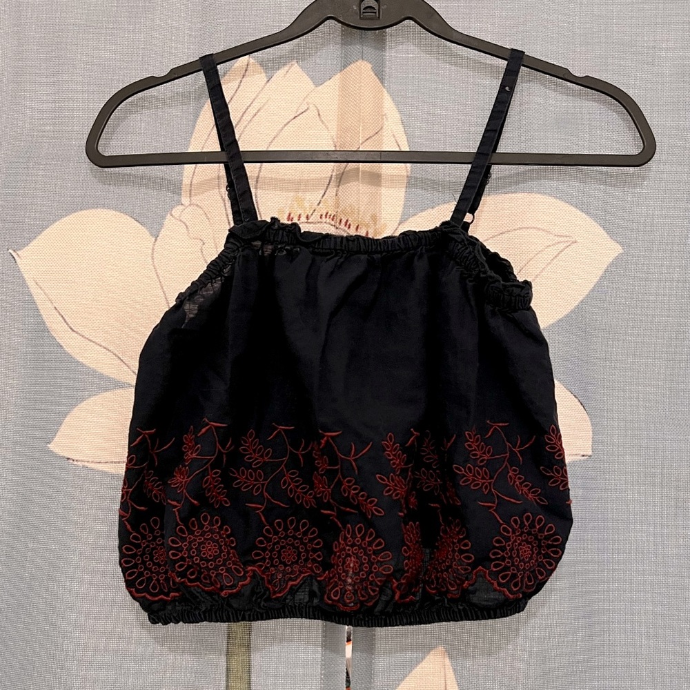 Arizona Navy Blue Crop Top 💙🌹